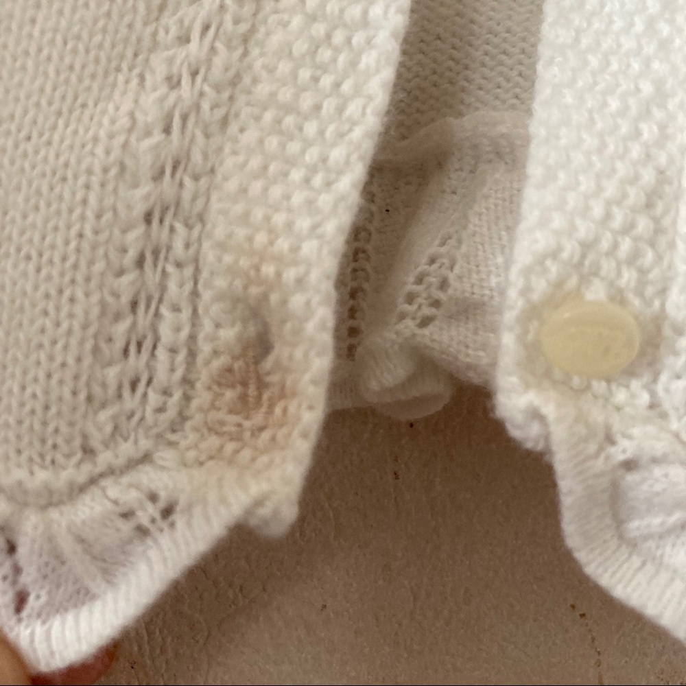 Ralph Lauren White Cardigan - Picture 2 of 3